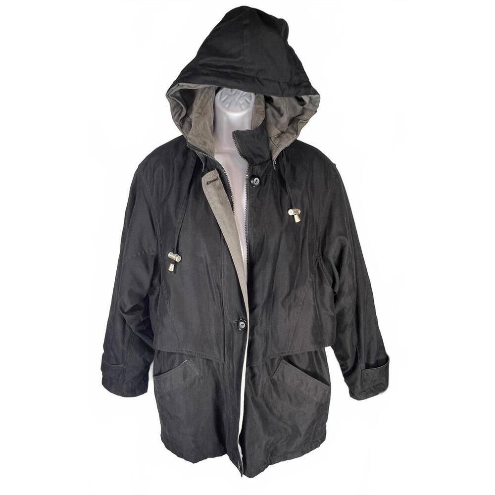 London Fog Trench Coat Dark Academia QuietLuxury|Classic Gorpcore Raincoat Med P